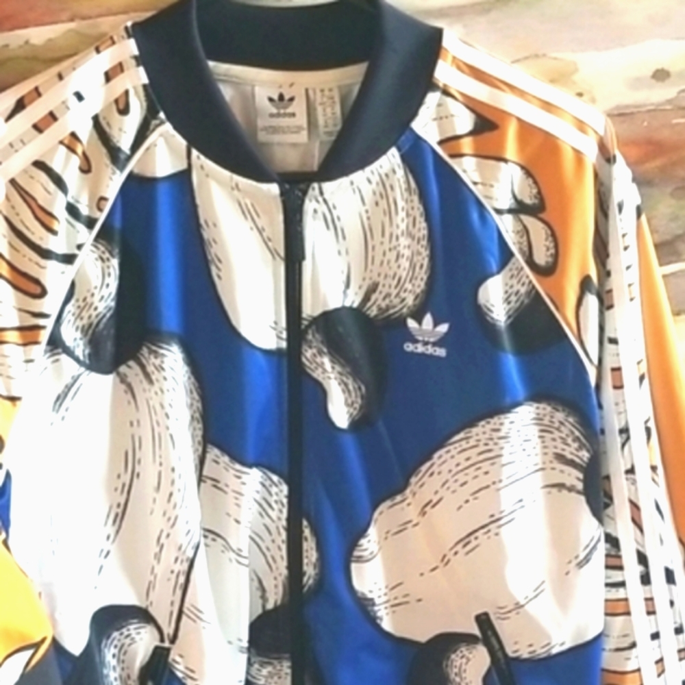 ADIDAS x FARM RIO Ltd Ed 2018 Tropical PALM Collect Summer Fruit Track Jacket L - Picture 9 of 16